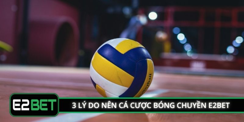 3 lý do nên cá cược bóng chuyền E2BET