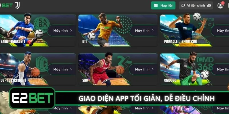 Giao diện app tối giản, dễ điều chỉnh