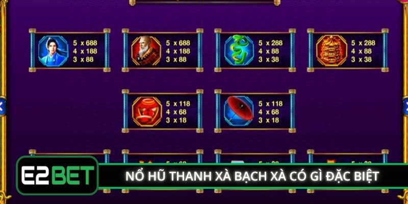 Nổ hũ Thanh Xà Bạch Xà có gì đặc biệt